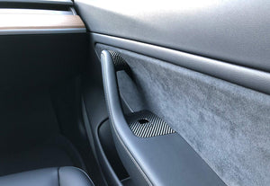 Kenriko Tesla Model 3 Carbon Fiber Door Trim Wrap Kit