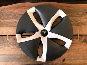 Kenriko Tesla Model 3 White Carbon Aero Wheel Wrap Kit (2017 - mid 2020)